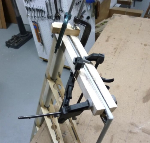 Clamping rudder tip