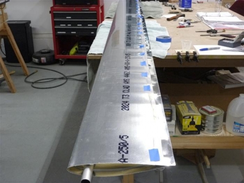 Riveting the flaperon
