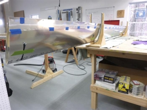 Riveting the trailing edge