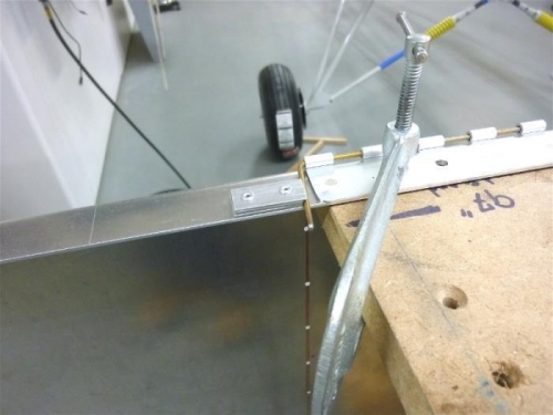 Hinge pin locking detail