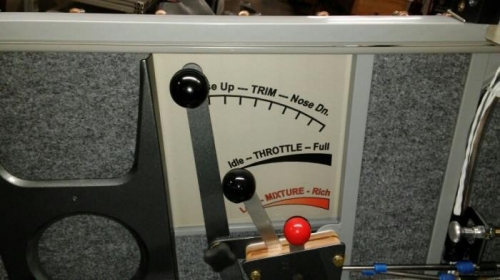Closeup of the Left Control Graphic