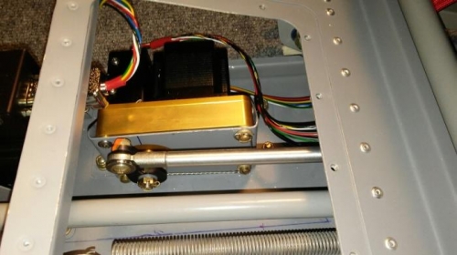 Pitch Axis Servo Under the Seat Pan