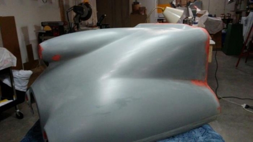 Second Round of Body Work on the Lower Cowl