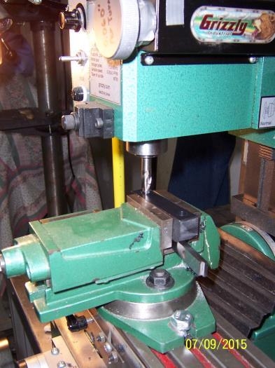 Milling Counterbores in Center Guide Blocks