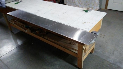 Right Flap Attached to the Bench