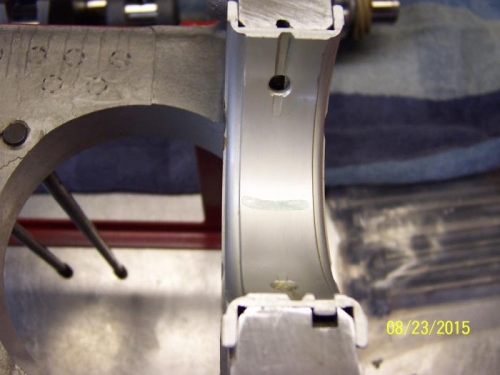 Thrust Bearing With Squeezed Plastigage