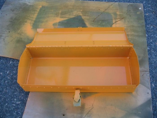 Completed Yellow Tool Box