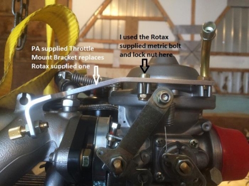 Replacing Throttle Mount Bracket