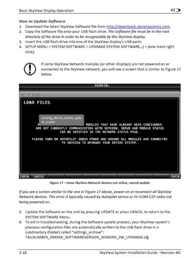 Page from Dynon manual