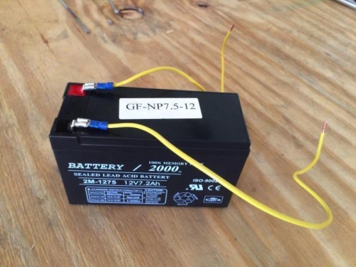 small 12v battery for moving actuators