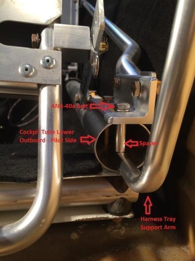 Tray Support Arm installation