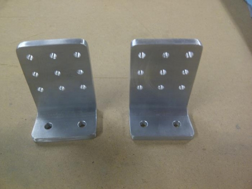 This photo taken after match drilling to front HS spar