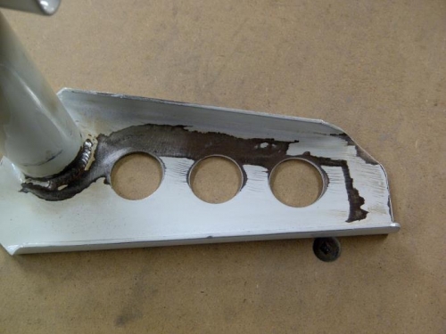 loose paint and surface rust removed