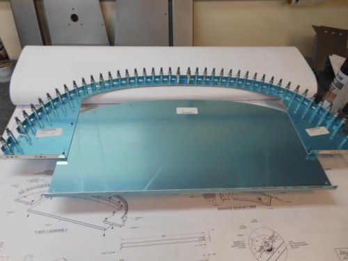 Instrument sub panels and Attach flange.