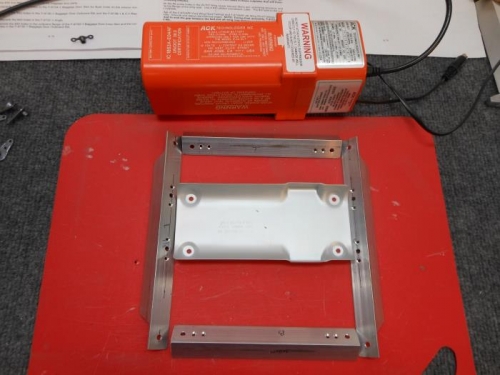 Holes for screw plate nuts all drilled.