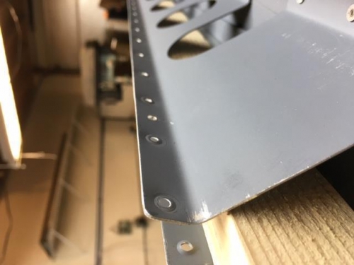 Dimples squeeed out with hand squeezer.