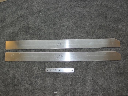 Fabricated Parts per the plans.