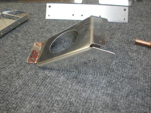Trimmed the sides of R-710 per plans.