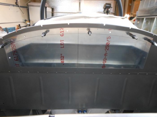 10 #8 screw holes to secure the door.