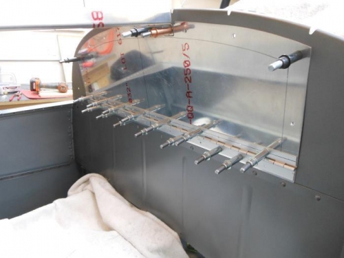 Door hinge marked, located and match drilled.