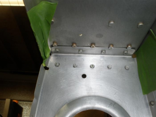 Rivet on the left needs to be replaced.