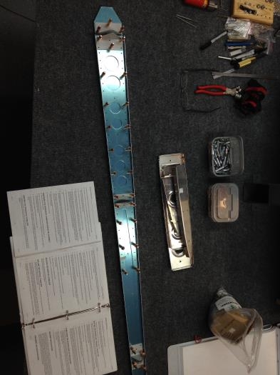 Ribs edge finished, ready to match drill spar assembly