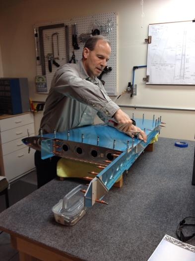 Framework match drilled, VS skin going on