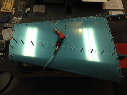 Match drilling VS skin and understructure.