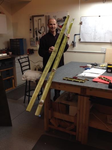 Forward and rear HS spars complete.