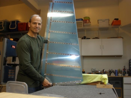 Rudder assembly comlete.