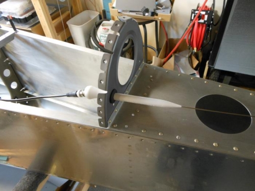 Located and mounted the ELT antenna.