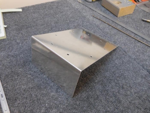 Mounting holes drilled