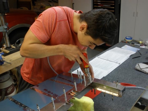 Match drilling the skin