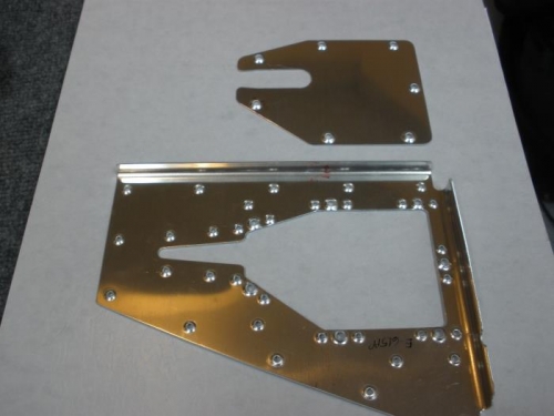 Trim plates dimpled.