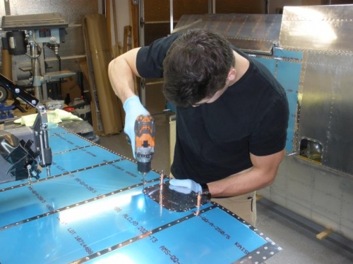 Match drilling inspection plate cover.