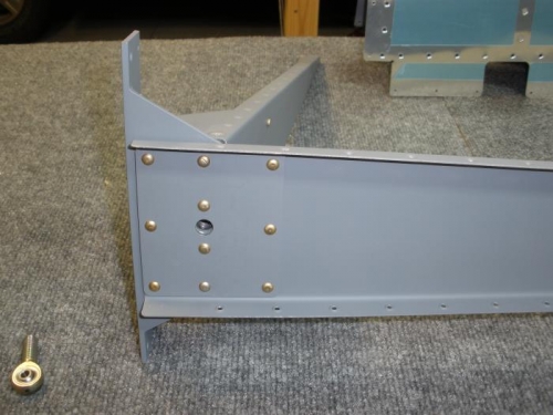 Lower rudder assembly.