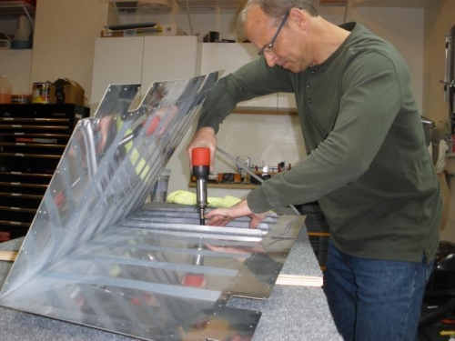 Back riveting works very well.