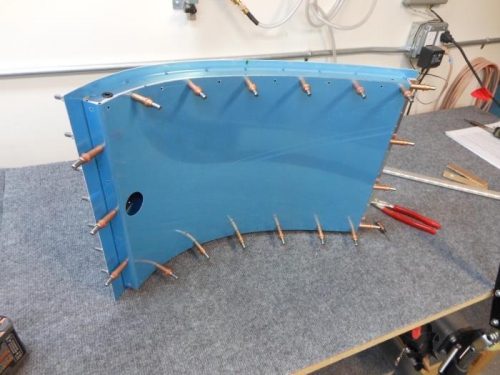 Forward Baggage Door goes together.