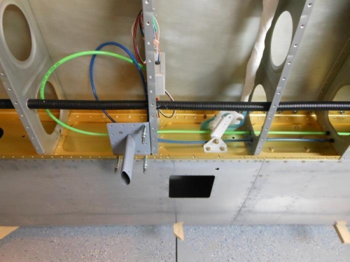 Pulled the Pitot and AOA plastic hose..