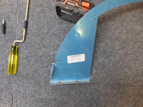 Right side instrument panel platenuts