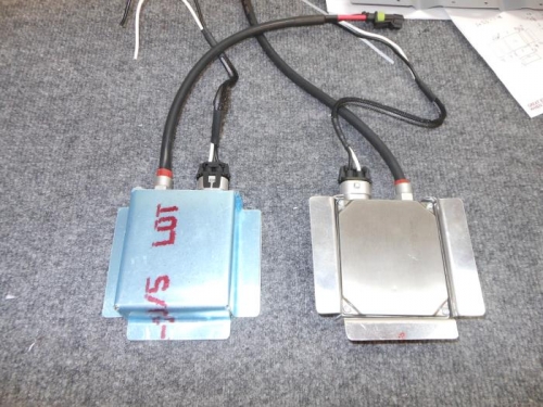 Bracket for taxi/landing light transducer.