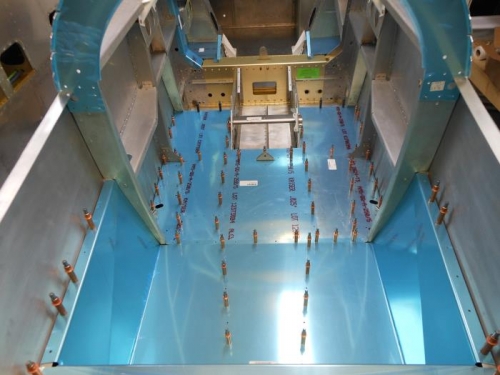 Baggage Compartment looking forward.