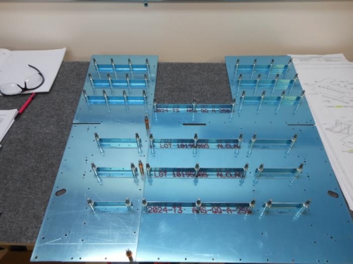 Left and Right Seat Florrs and Stiffeners.