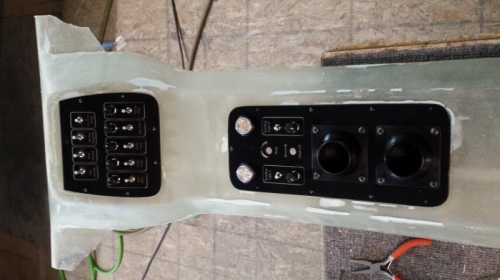 overhead front switch plates