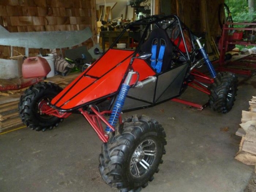 one of the two sand buggies