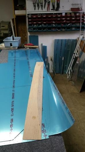 Oak bending board