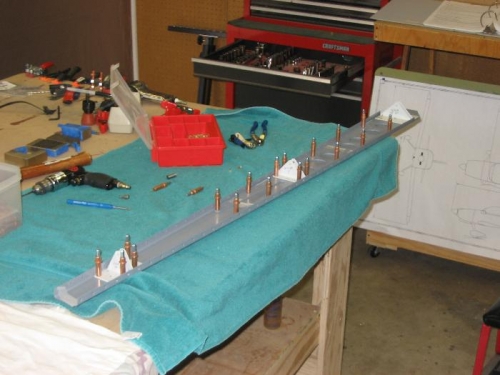 Clecoed Rear VS Spar