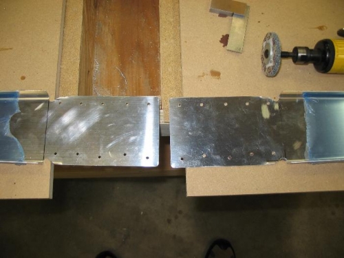 Trimmed Back the Forward Spar Flanges