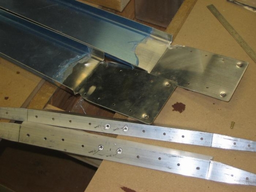 Dimpled and Countersunk to Accommodate Flat Head Rivet