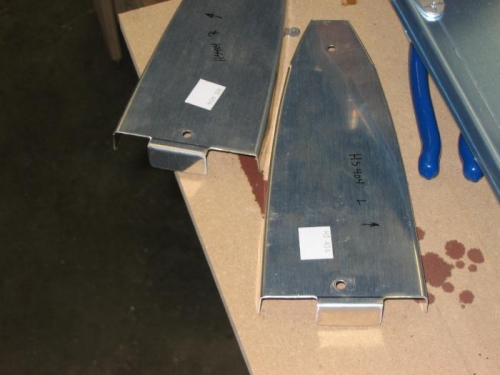 Inboard Forward Ribs Notched to Clear Spar Angles